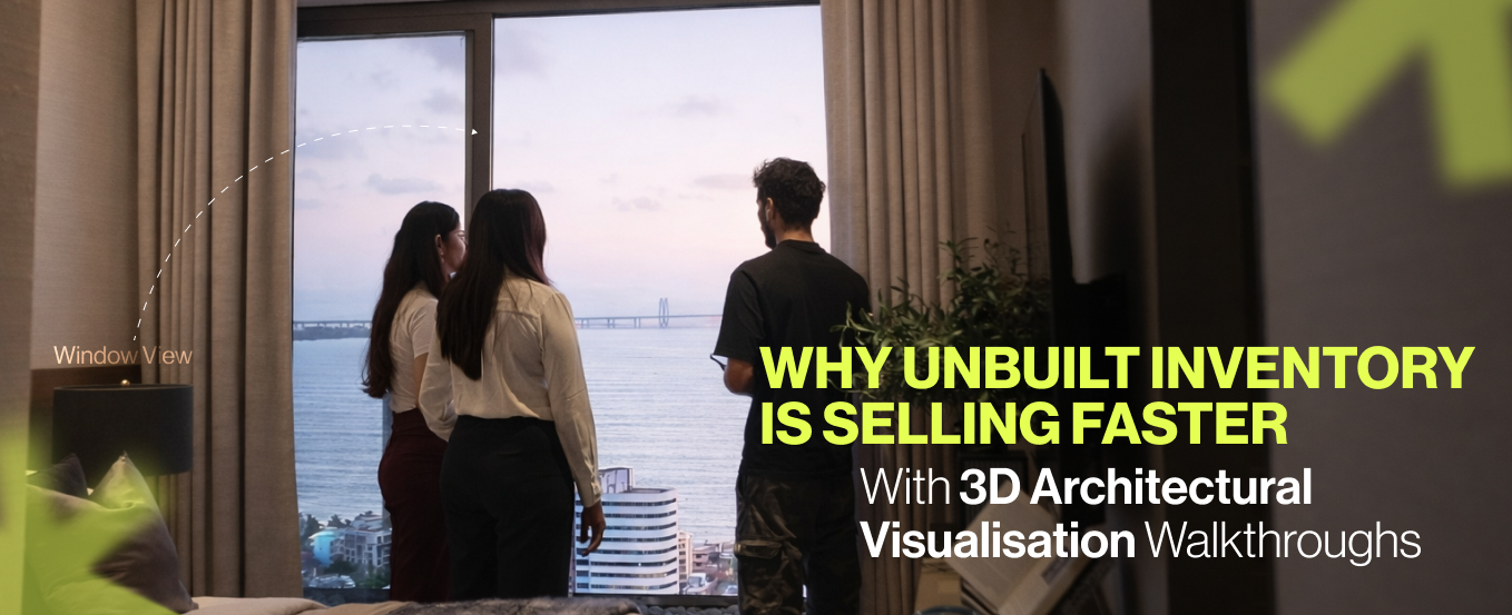 Why Unbuilt Inventory Is Selling Faster with 3D Architectural Visualization Walkthroughs